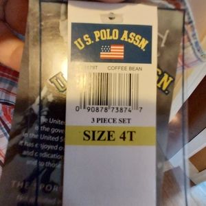 3 piece Polo 4T Outfit